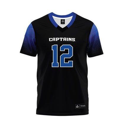 CNU - NCAA Football : Tahir Johnson - Black Premium Football Jersey-0