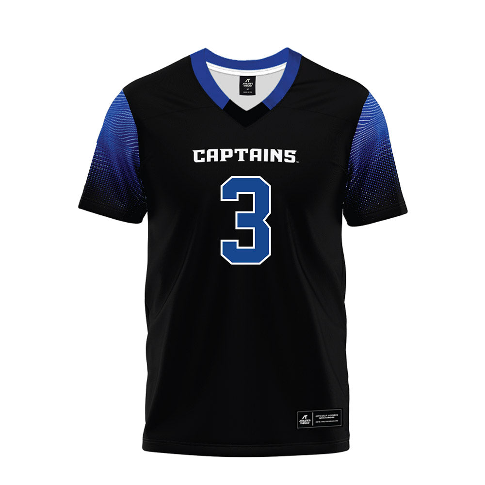 CNU - NCAA Football : Jayden Miller - Black Premium Football Jersey-0