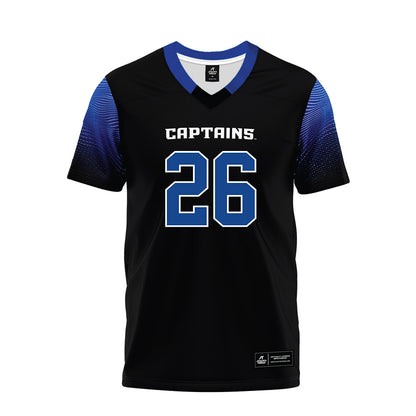 CNU - NCAA Football : Zaliak Brown - Black Premium Football Jersey-0
