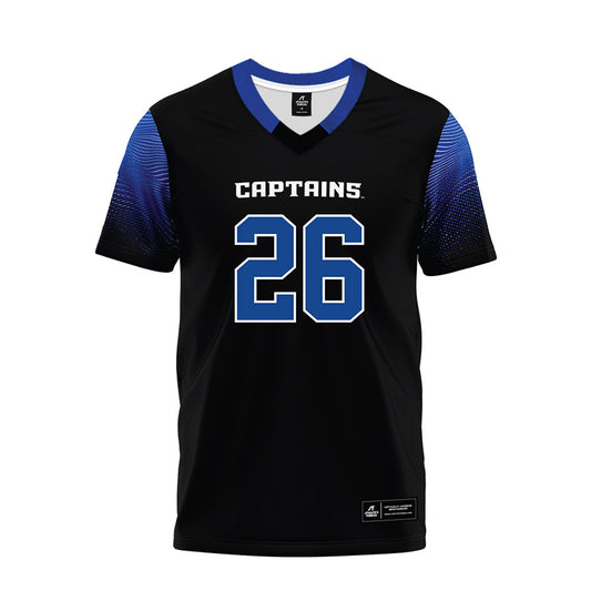 CNU - NCAA Football : Zaliak Brown - Black Premium Football Jersey-0