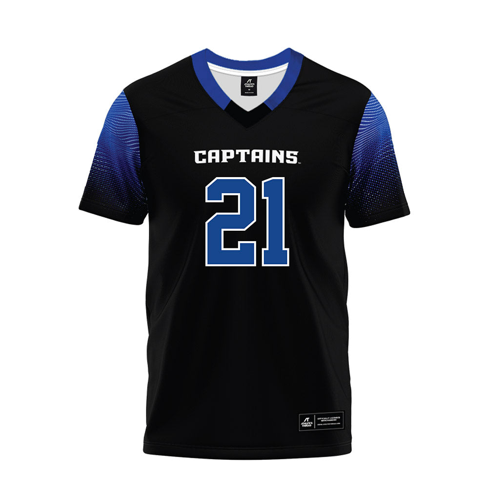 CNU - NCAA Football : Jaden Holmes - Black Premium Football Jersey-0