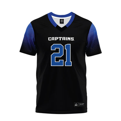 CNU - NCAA Football : Jaden Holmes - Black Premium Football Jersey-0
