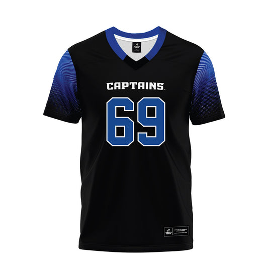 CNU - NCAA Football : Jackson Gailliot - Black Premium Football Jersey-0