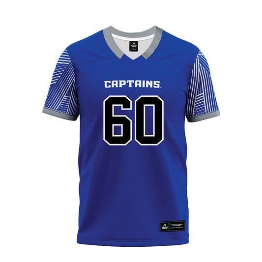 CNU - NCAA Football : Kole Hixenbaugh - Blue Premium Football Jersey-0