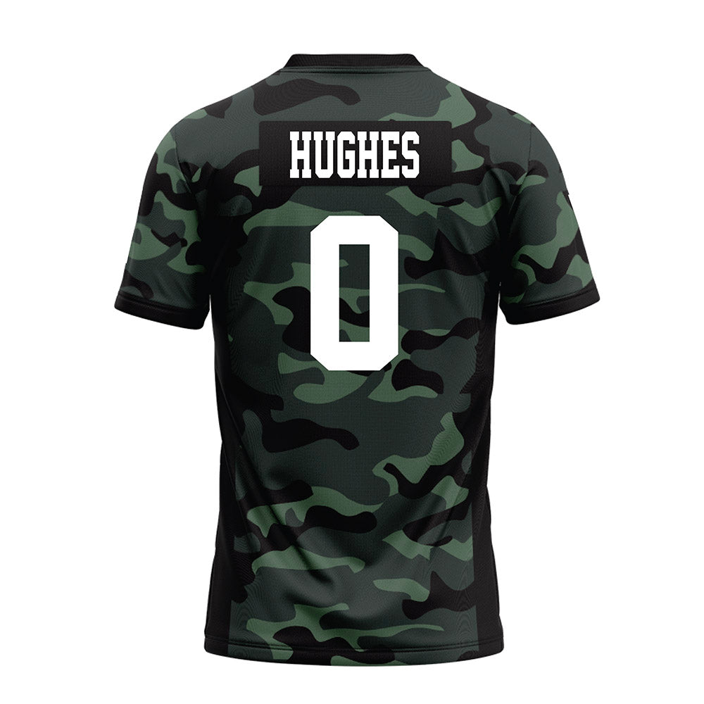 Hawaii - NCAA Football : Jeremiah Hughes - Premium Football Jersey-1