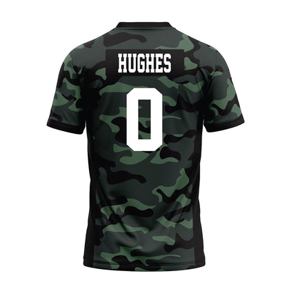 Hawaii - NCAA Football : Jeremiah Hughes - Premium Football Jersey-1