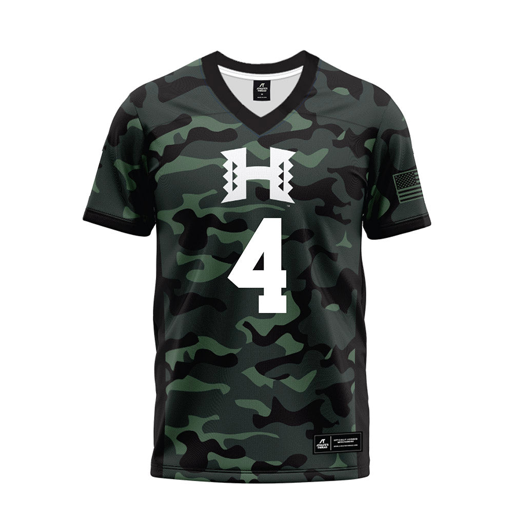 Hawaii - NCAA Football : Jarvis "Dino" Heimuli - Premium Football Jersey-0