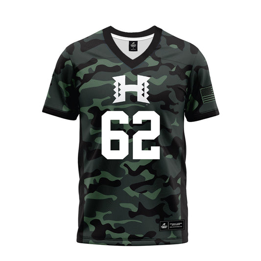 Hawaii - NCAA Football : Lautaimi Manuma - Premium Football Jersey-0