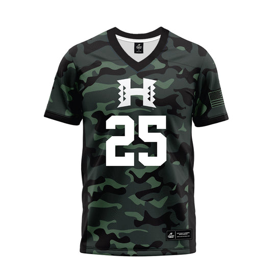 Hawaii - NCAA Football : Matagi Thompson - Premium Football Jersey-0