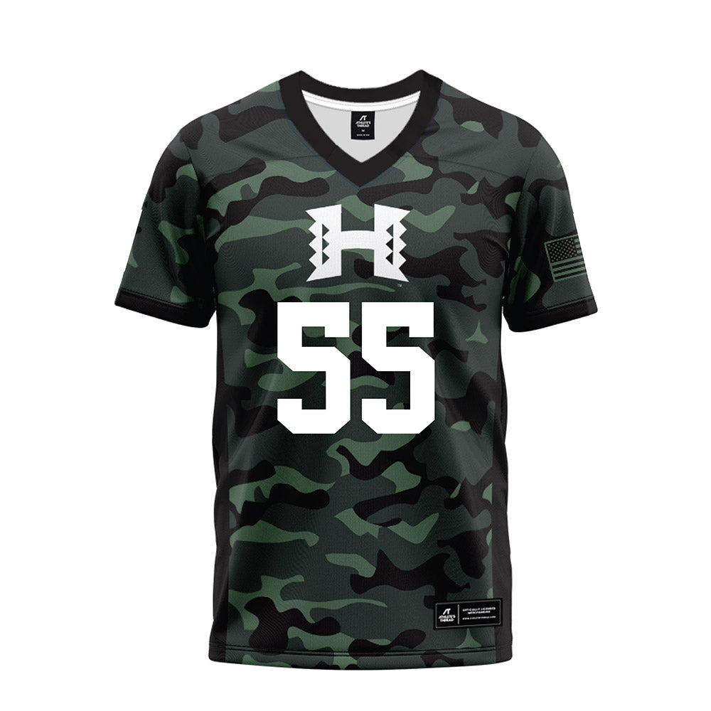 Hawaii - NCAA Football : Zoram Petelo - Premium Football Jersey