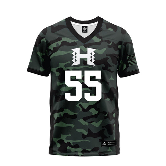 Hawaii - NCAA Football : Zoram Petelo - Premium Football Jersey