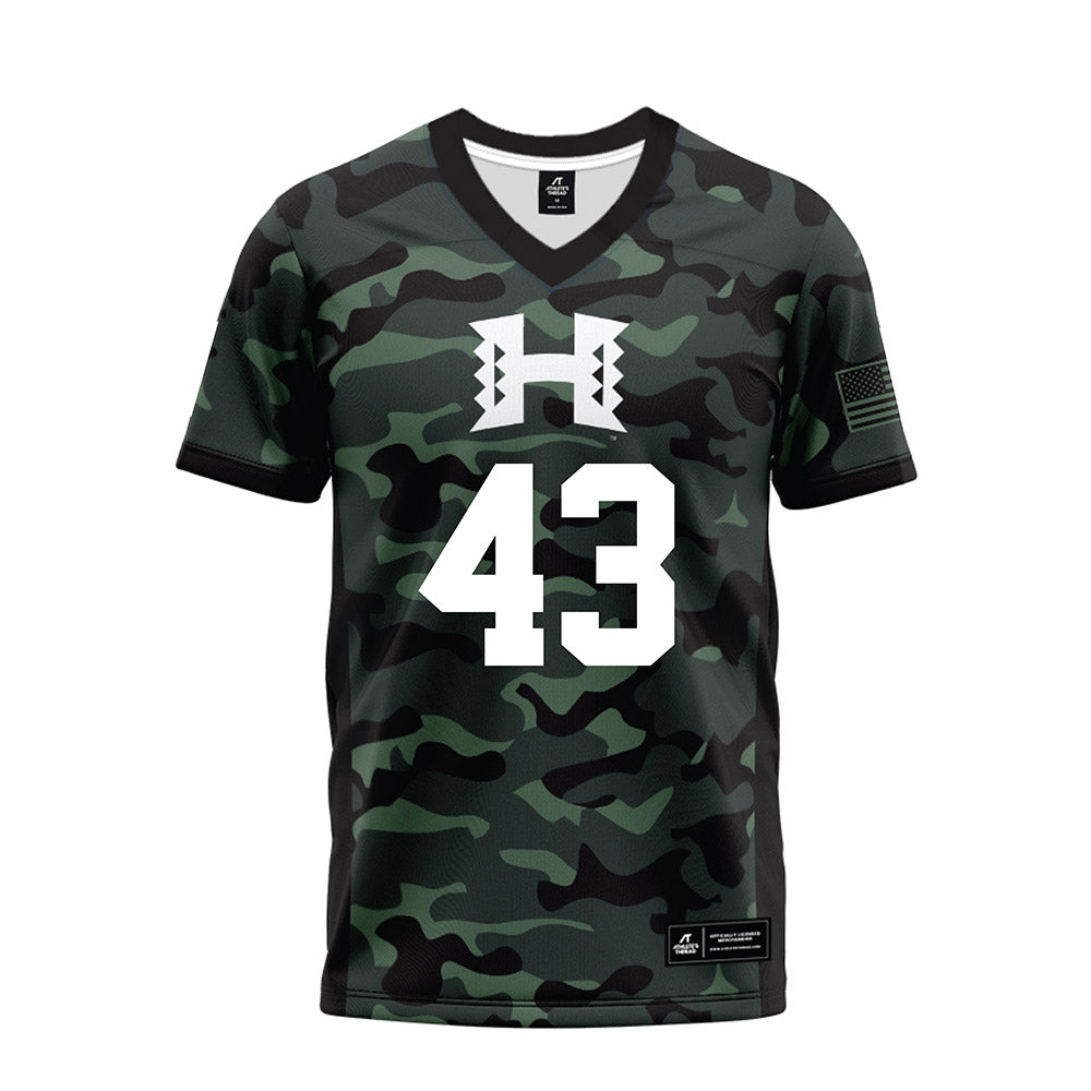 Hawaii - NCAA Football : Gannon Miller - Premium Football Jersey-0