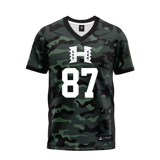 Hawaii - NCAA Football : Andrew Price - Premium Football Jersey-0