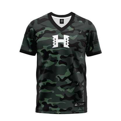 Hawaii - NCAA Football : Hudson Borsari - Premium Football Jersey-0