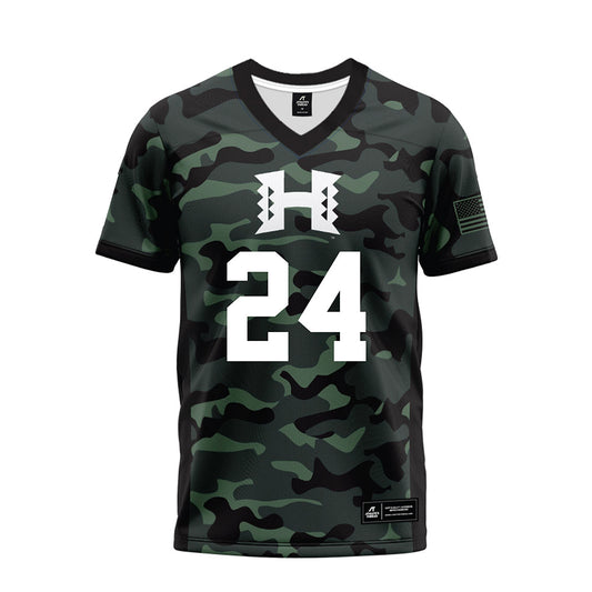 Hawaii - NCAA Football : Kodi DeCambra - Premium Football Jersey-0
