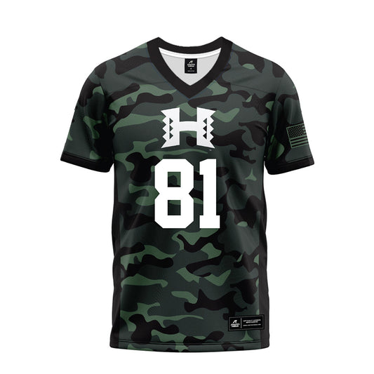 Hawaii - NCAA Football : Frank Abreu - Premium Football Jersey-0