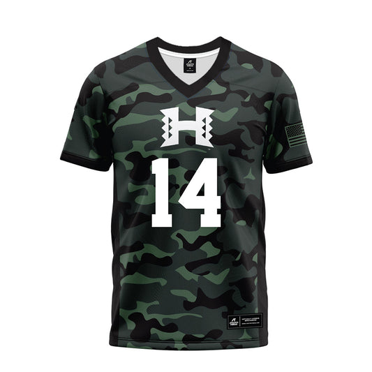 Hawaii - NCAA Football : Isaac Jaramilla-Phe - Premium Football Jersey-0