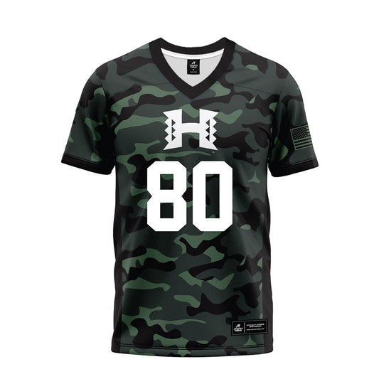 Hawaii - NCAA Football : Robert Haynes - Premium Football Jersey-0