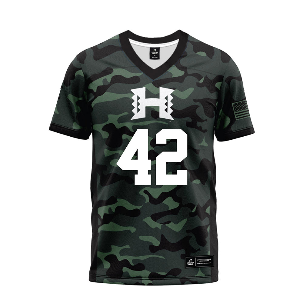 Hawaii - NCAA Football : Matteus Ioane - Premium Football Jersey-0