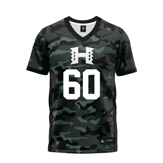 Hawaii - NCAA Football : Ezekiel Salanoa - Premium Football Jersey-0