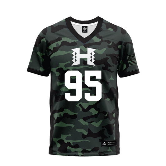 Hawaii - NCAA Football : Geoffrey Speight Jr. - Premium Football Jersey-0