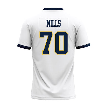 Murray State - NCAA Football : Brandon Mills - White Premium Football Jersey-1