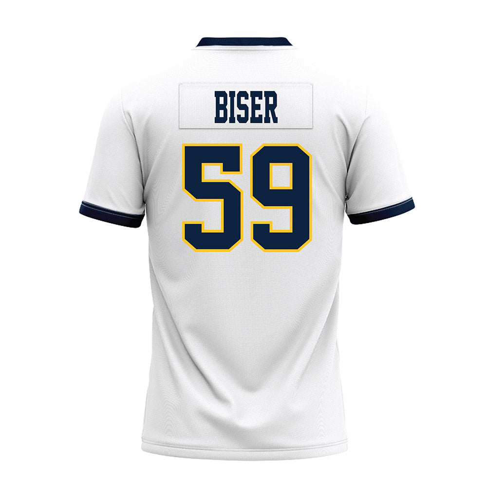 Murray State - NCAA Football : Jackson Biser - White Premium Football Jersey-1