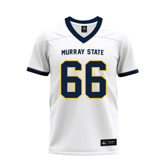 Murray State - NCAA Football : Spencer Newman - White Premium Football Jersey-0