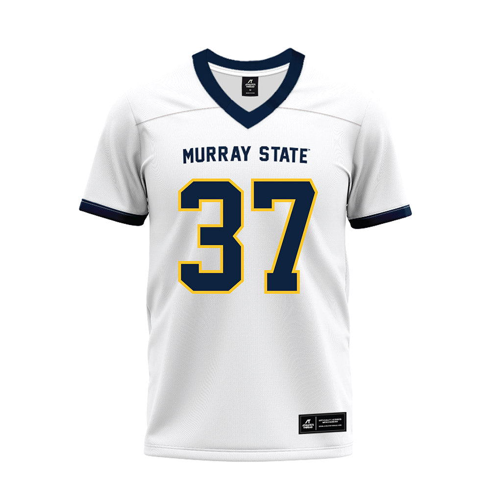 Murray State - NCAA Football : Dax Pregeant - White Premium Football Jersey-0
