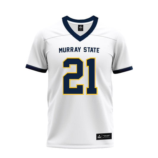 Murray State - NCAA Football : Kyson Morgan - White Premium Football Jersey-0