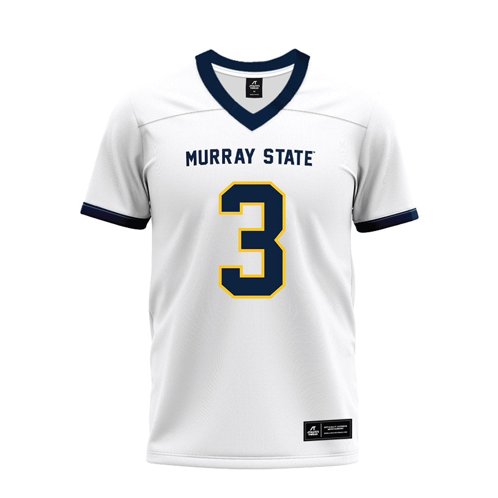 Murray State - NCAA Football : baxter wright - White Premium Football Jersey-0