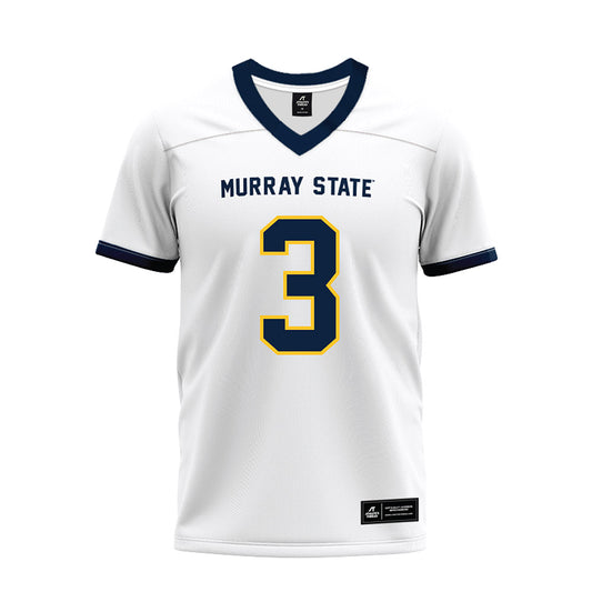 Murray State - NCAA Football : baxter wright - White Premium Football Jersey-0