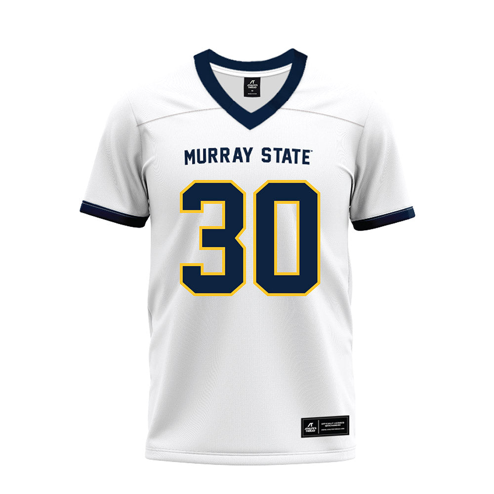 Murray State - NCAA Football : Kamden Miller - White Premium Football Jersey-0