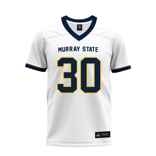 Murray State - NCAA Football : Kamden Miller - White Premium Football Jersey-0