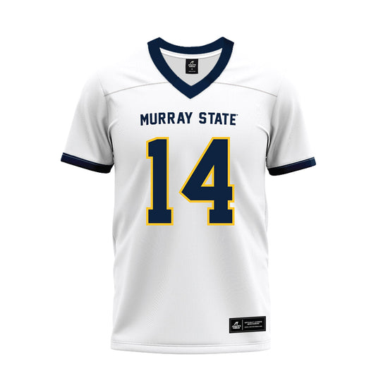 Murray State - NCAA Football : Christian Fields - White Premium Football Jersey-0