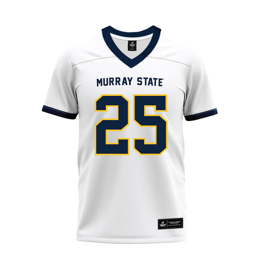 Murray State - NCAA Football : Amari McGill - White Premium Football Jersey-0