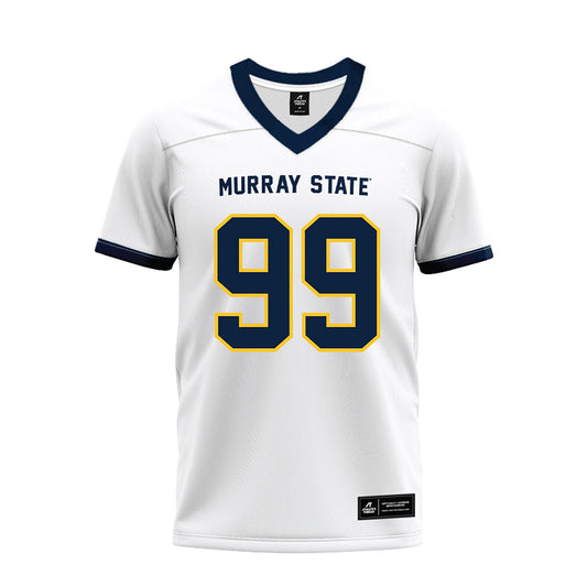 Murray State - NCAA Football : Demetrius Carman - White Premium Football Jersey-0