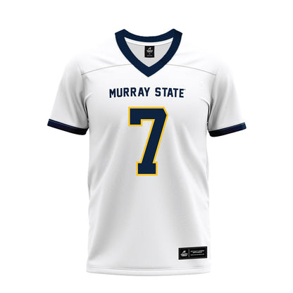 Murray State - NCAA Football : Marion Ponds - White Premium Football Jersey-0