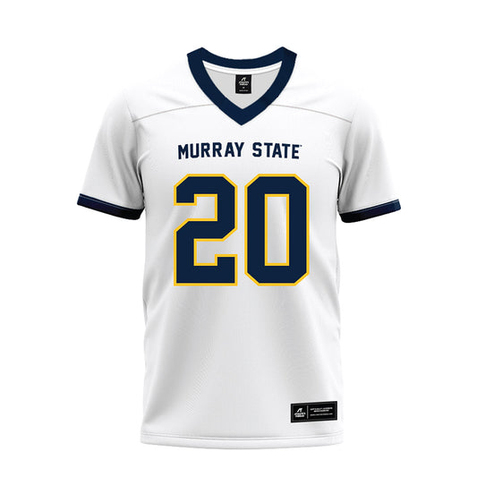 Murray State - NCAA Football : Cade Fields - White Premium Football Jersey-0