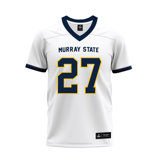 Murray State - NCAA Football : Nicholas Graham - White Premium Football Jersey-0