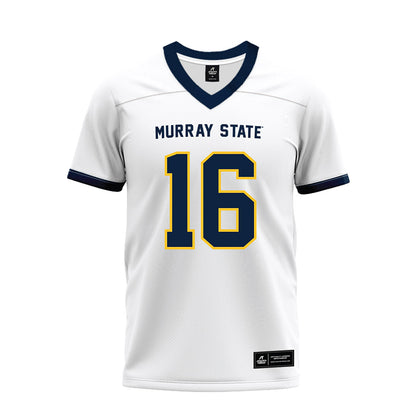 Murray State - NCAA Football : baxter wright - White Premium Football Jersey-0