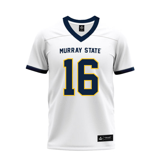 Murray State - NCAA Football : baxter wright - White Premium Football Jersey-0