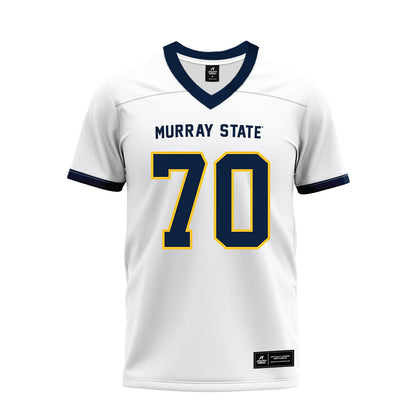 Murray State - NCAA Football : Brandon Mills - White Premium Football Jersey-0