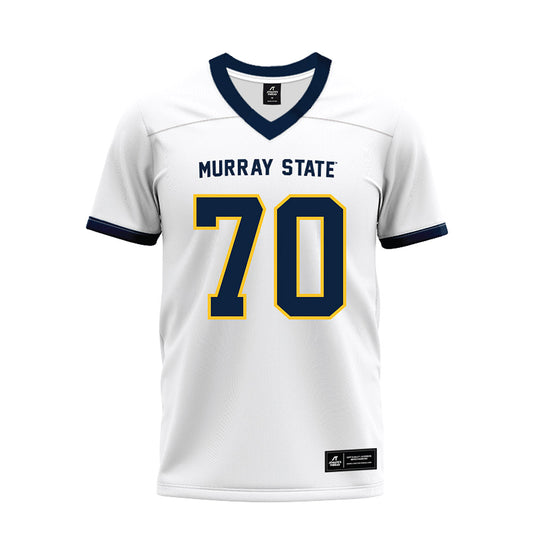 Murray State - NCAA Football : Brandon Mills - White Premium Football Jersey-0