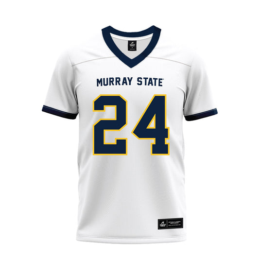 Murray State - NCAA Football : Steven Jones - White Premium Football Jersey-0