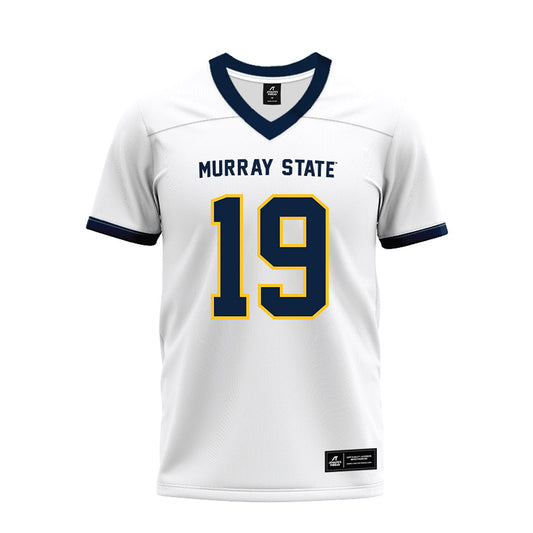 Murray State - NCAA Football : Matt Masingill - White Premium Football Jersey-0