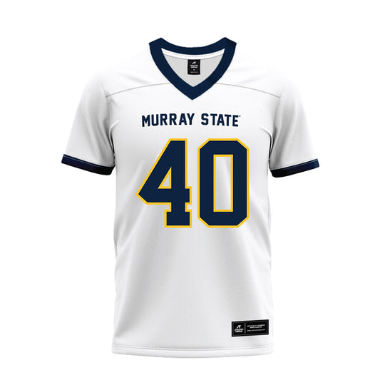 Murray State - NCAA Football : Connor Archer - White Premium Football Jersey-0