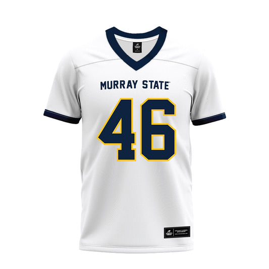 Murray State - NCAA Football : Cohen Campbell - White Premium Football Jersey-0
