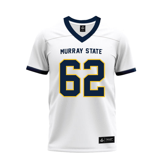 Murray State - NCAA Football : Jake Coffey - White Premium Football Jersey-0