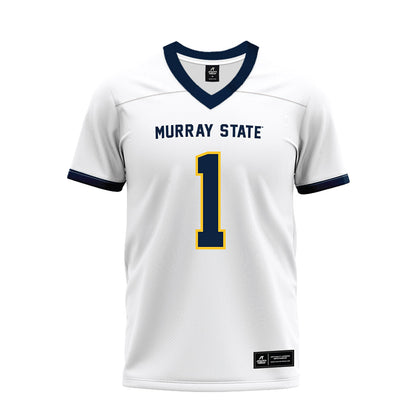Murray State - NCAA Football : Bryan Pulley - White Premium Football Jersey-0